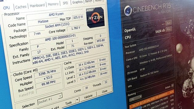 OC Ryzen 9 3950X CPU-Z
