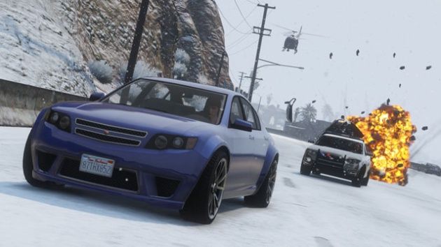 GTA Online śnieg