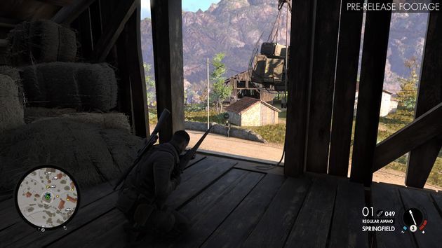 Sniper Elite 4 - gniazdo snajpera