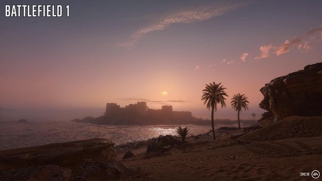 Battlefield 1 - mapa Forteca Fao