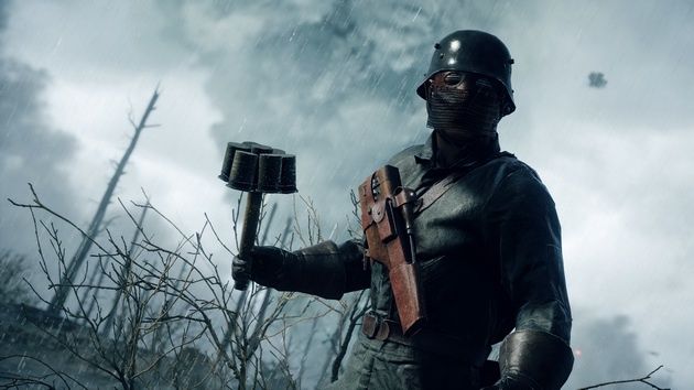 Realizm w Battlefield 1 - granat