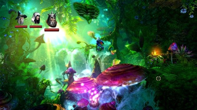 trine 2 wygląd gry zieleń
