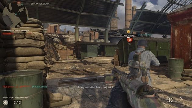Call of Duty: WWII The Resistance DLC - operacja na dworcu kolejowym