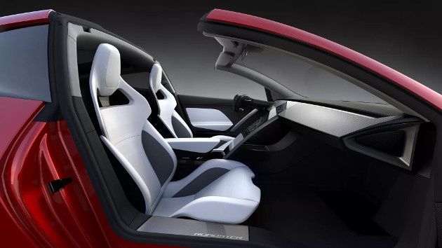 Tesla Roadster 2 środek
