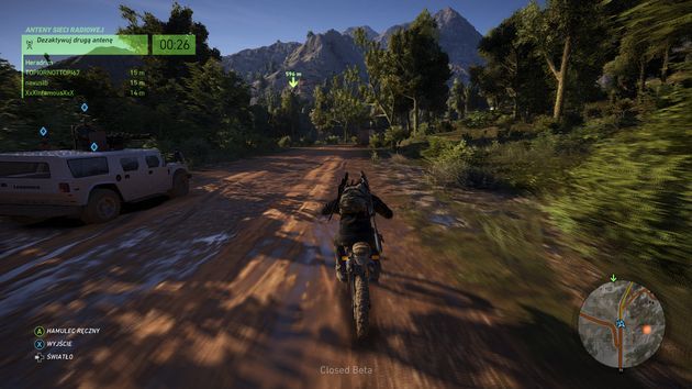 Ghost Recon: Wildlands - jazda na motocyklu