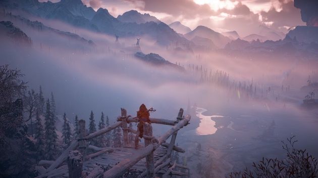 Horizon Zero Dawn: The Frozen Wilds - przepiękna śnieżna kraina