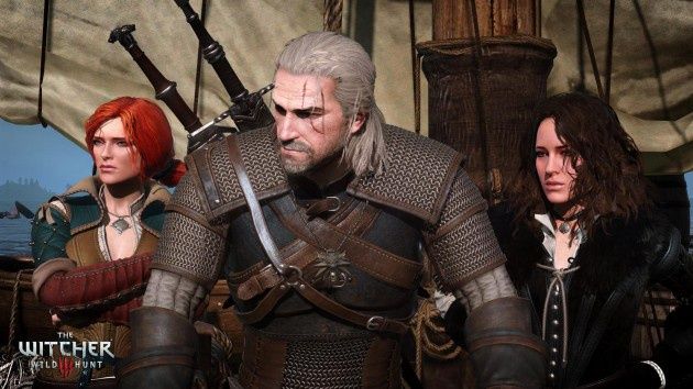 Geralt na pokładzie statku