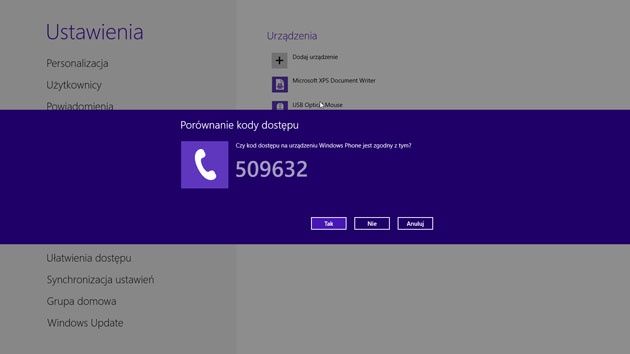 Nagrywanie filmów WP8