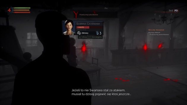 Vampyr - poziom krwi postaci