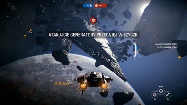 Star Wars: Battlefront II - gwiezdny niszczyciel na celowniku