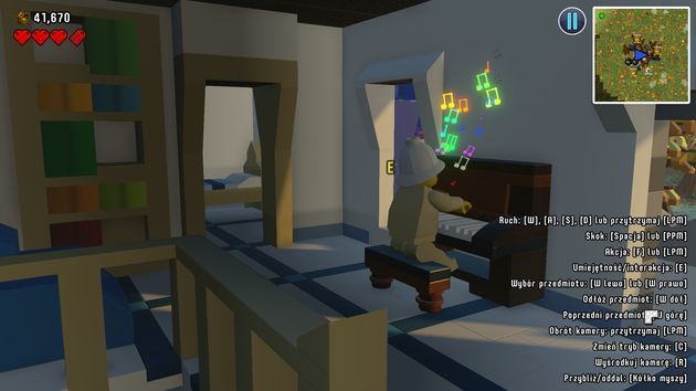 LEGO Worlds - nie ma to jak pianino we własnym domu