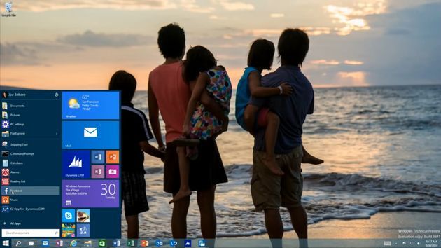 Microsoft Windows 10 - pulpit