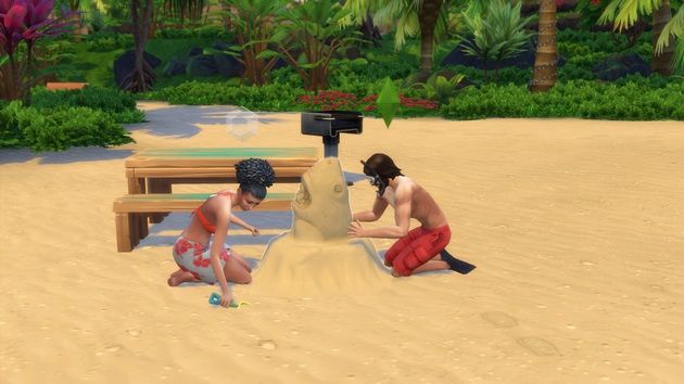 The Sims 4: Wyspiarskie życie - zabawy na plaży