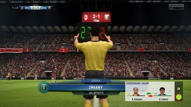 fifa 18 szybkie zmiany