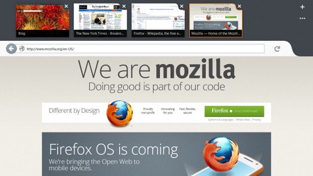 mozilla firefox preview wygląd modern ui metro ui australis windows 8
