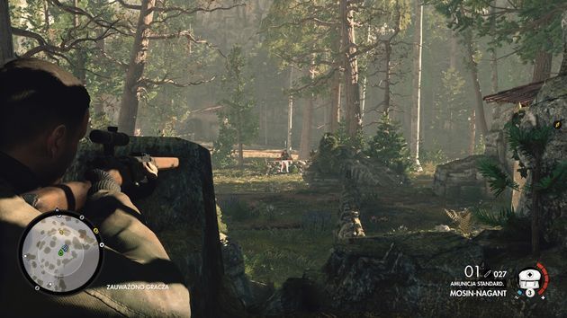 Sniper Elite 4 - strzał z ramienia