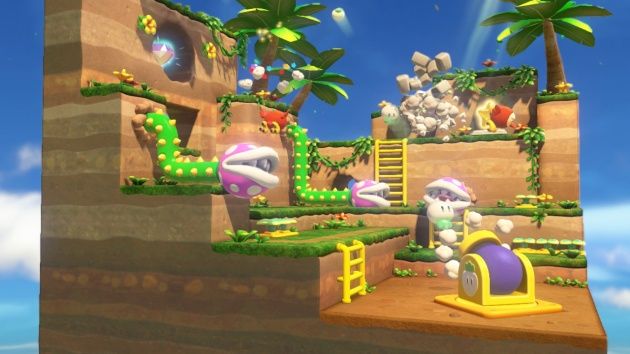 Captain Toad: Treasure Tracker plansza