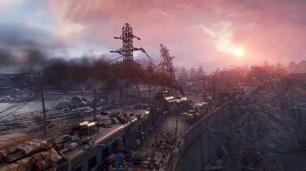 Metro Exodus gra screen pociąg