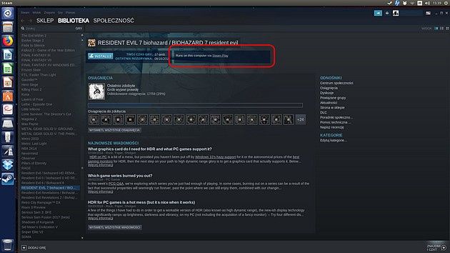Steam Play - granie w windowsowe gry na Linuxie