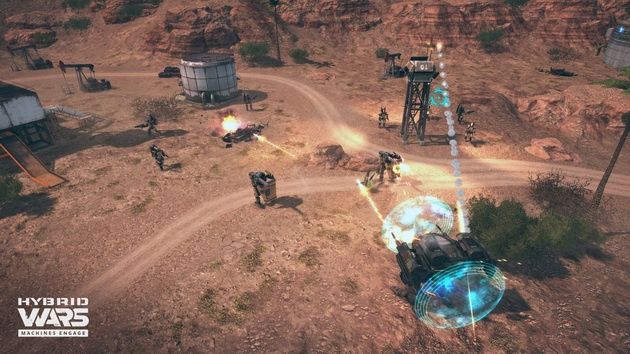 Roboty i inne pojazdy w Hybrid Wars od Wargaming