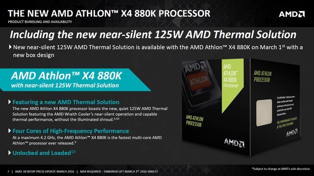 AMD Athlon X4 880K procesor