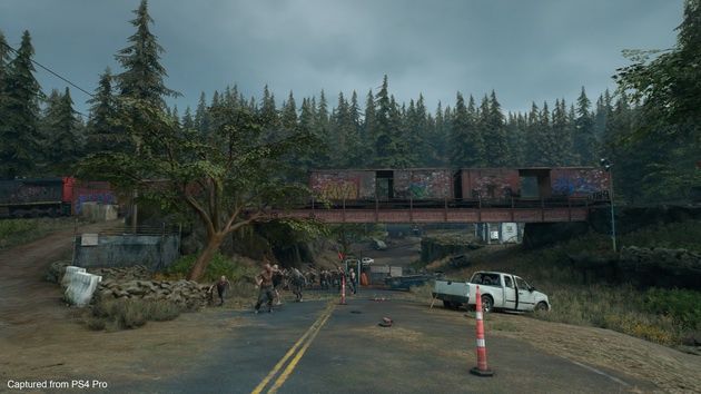 Days Gone - wagon zombie