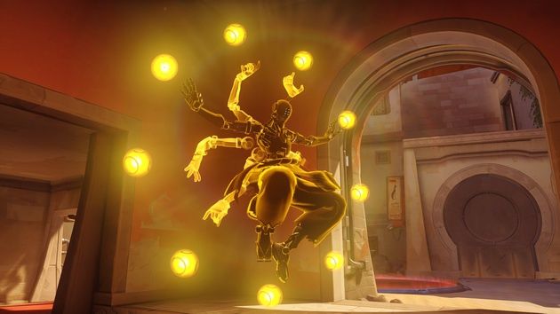 Overwatch - umiejętność specjalna Zenyatty - leczenie zbiorowe