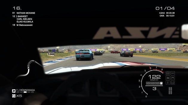 GRID: Autosport - widok z kokpitu