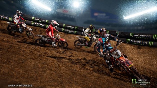 Supercross gra wyścig