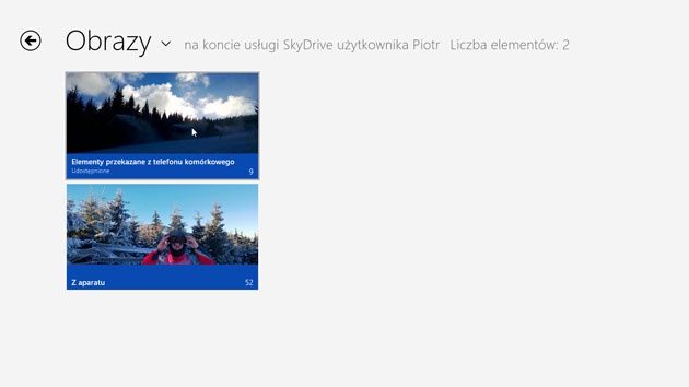 Nagrywanie filmów WP8