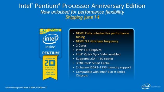 Pentium Anniversary Edition