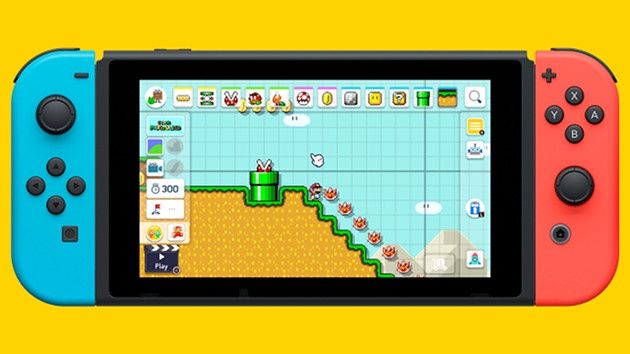 Super Mario Maker 2 screen