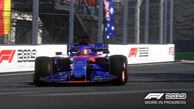 F1 2019 screen