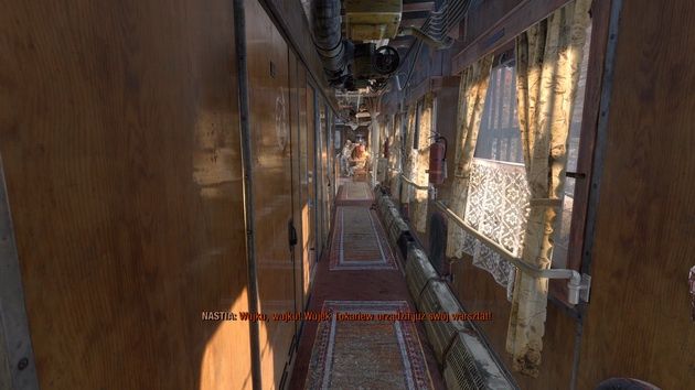 Metro Exodus - wagon pasażerski w Aurorze