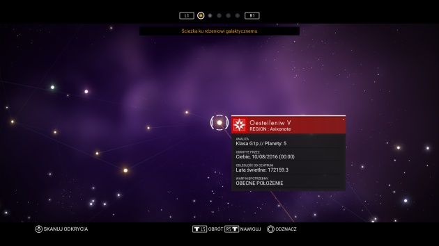 No Man’s Sky - skanowanie galaktyki