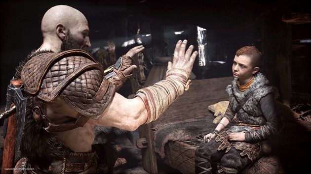 God of War - Kratos z Atreusem
