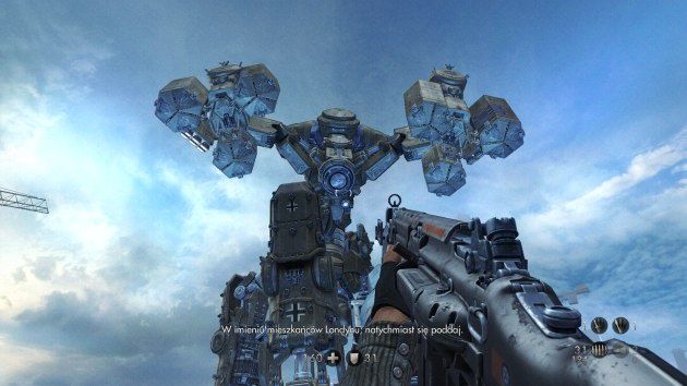 Wolfenstein: The New Order walka z bossem