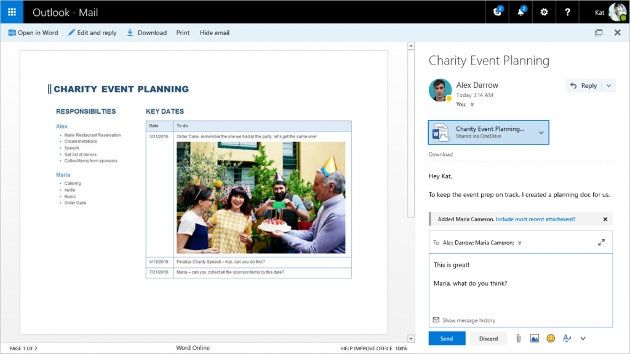 Outlook nowy edycja