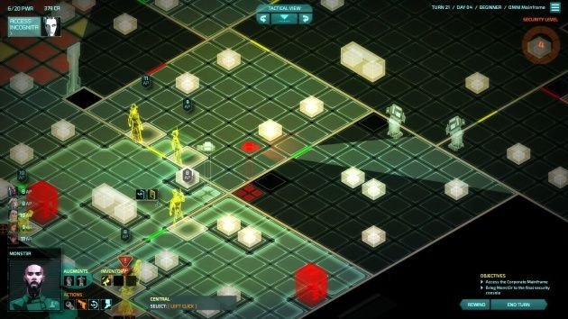 Invisible, Inc. – jedna z plansz
