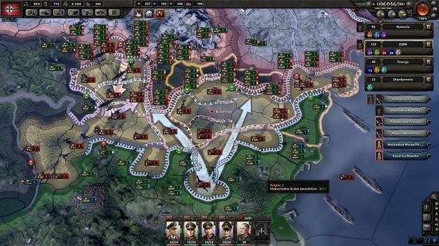 Hearts of Iron IV - system planowania ruchów wojsk