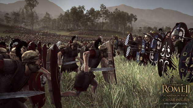 Total War: Rome II Cezar w Galii dodatek bitwa