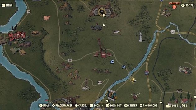 Fallout 76 - mapa