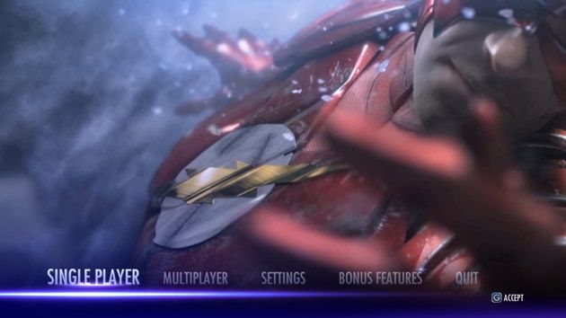 Injustice: Gods Among Us Ultimate Edition - menu