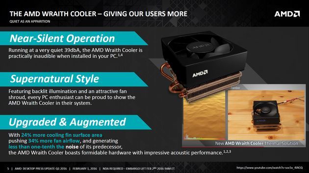 AMD Wraith chłodzenie referencyjne