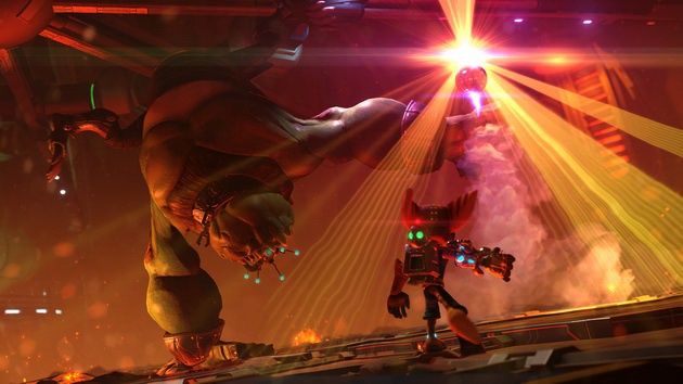 Ratchet &amp; Clank - tańczący boss