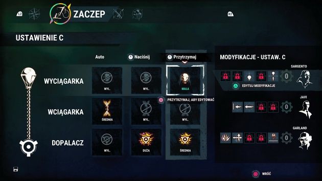 Just Cause 4 - ustawienia linki z hakiem