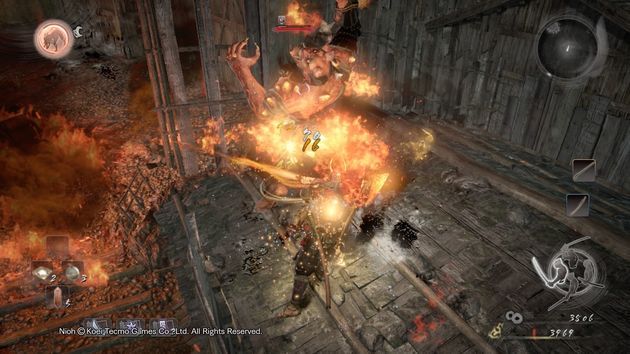 Nioh - walka z demonem