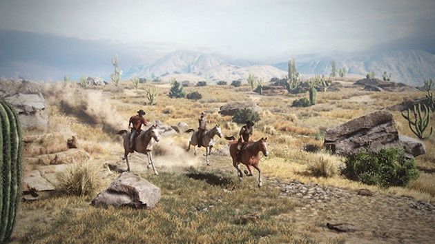 Wild West Online gra screen konie