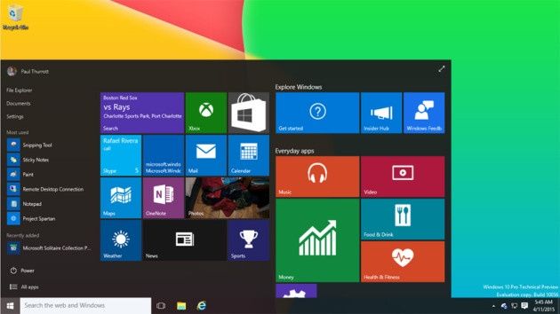 Windows 10 build 10056