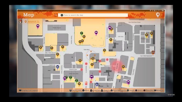 Judgment - mapa dzielnicy